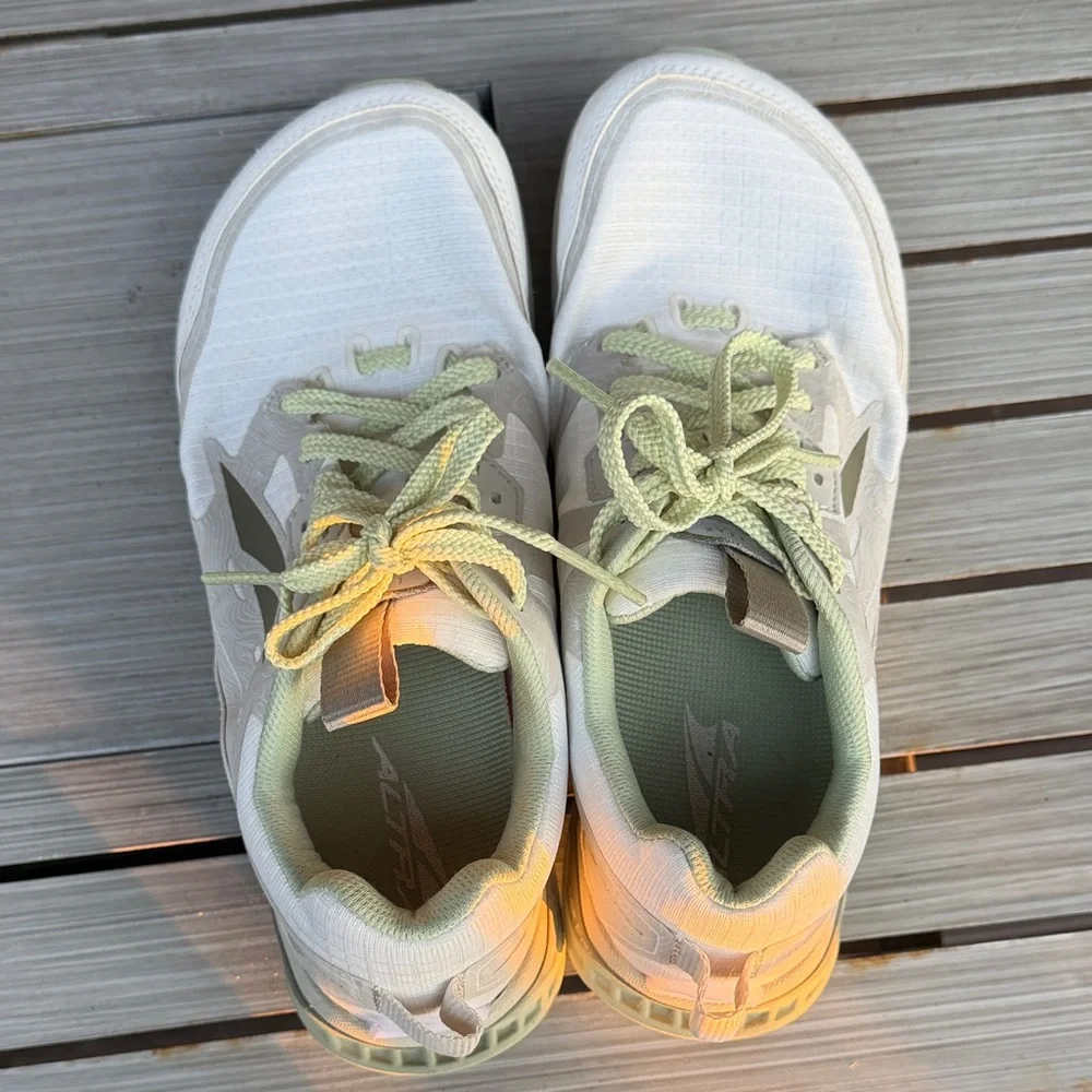 Altra White and Mint Athletic Shoes - Picture 3 of 5